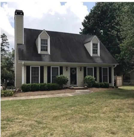 Old roof before replacement