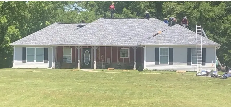 Fully restored roof after repair